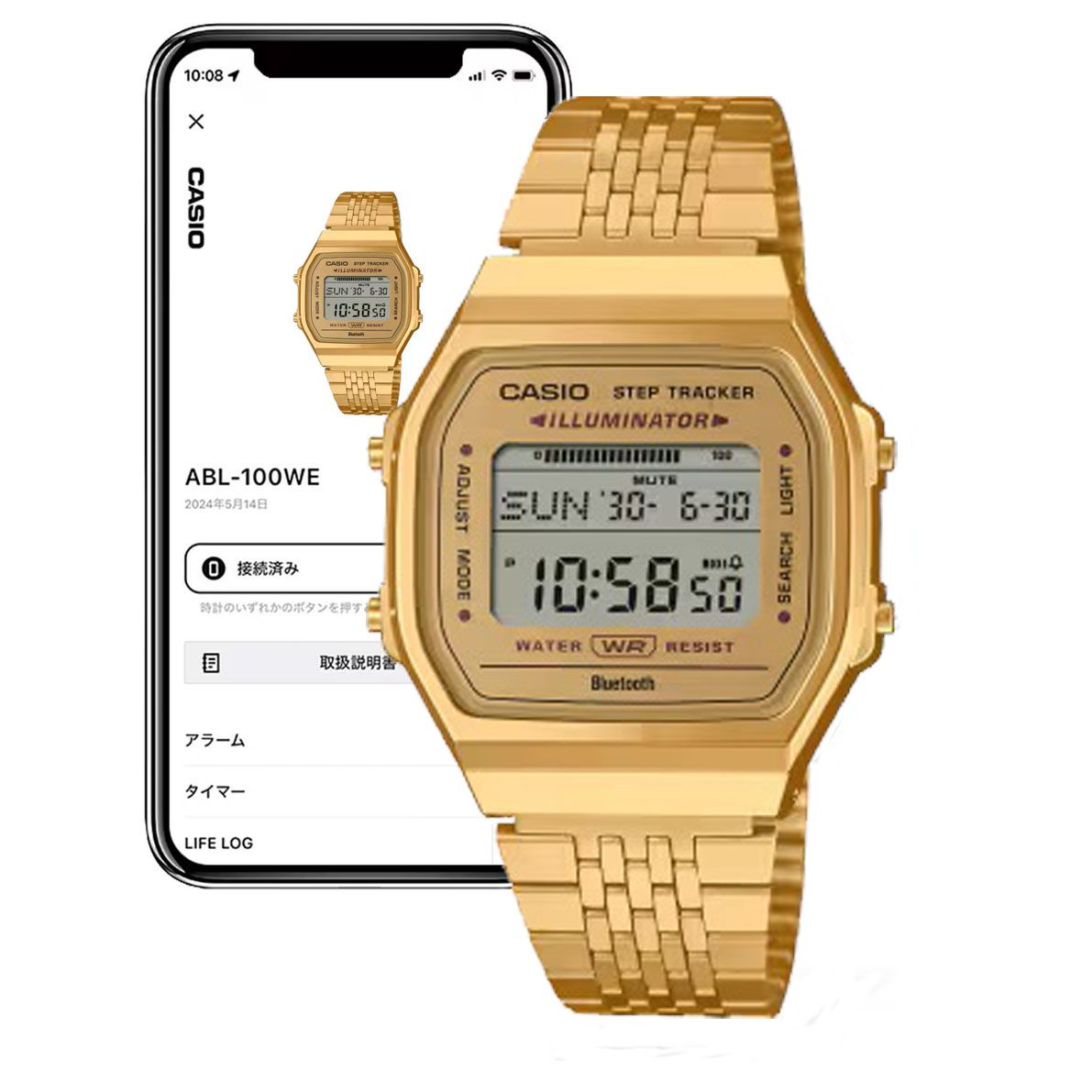 RELOJ UNISEX CASIO SMARTPHONE LINK ABL100WEG-9AEF