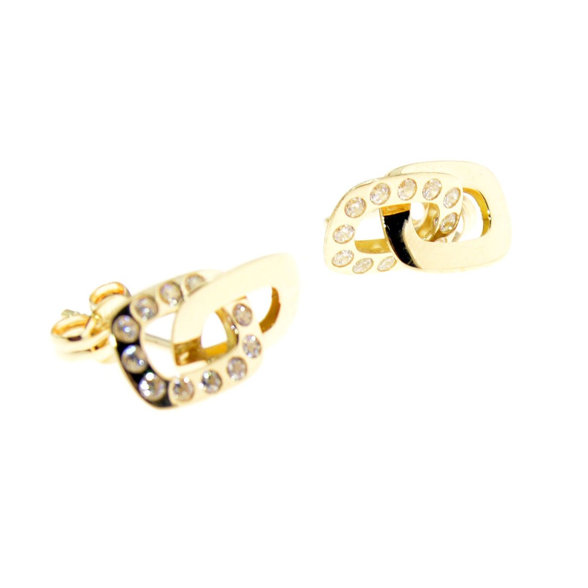 18K GOLD WOMEN'S EARRINGS 5877M