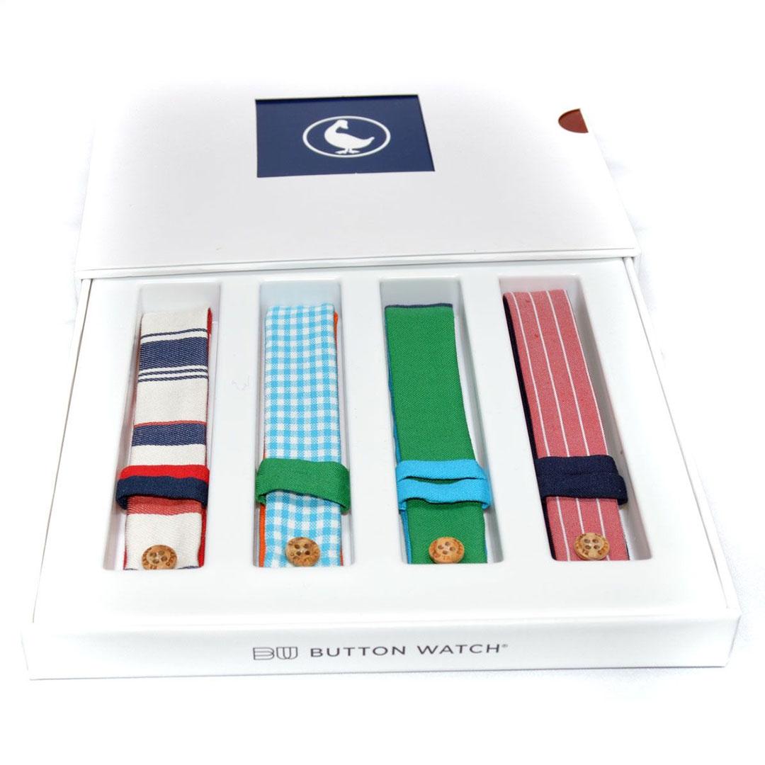 PACK 4 CORREAS RELOJ BUTTON WATCH BS04GSS19ZND