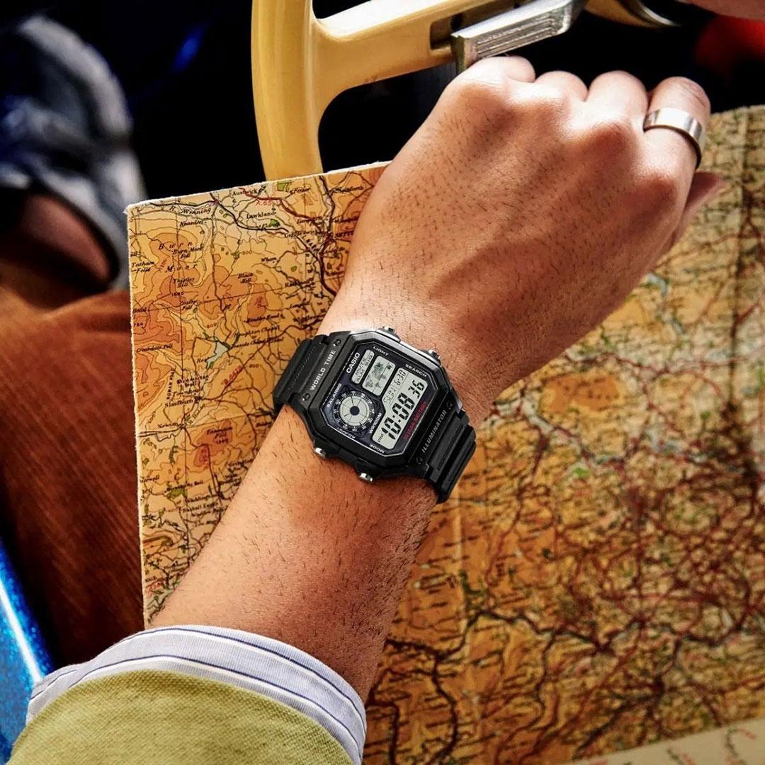 RELOJ UNISEX CASIO AE-1200WH-1AVEF