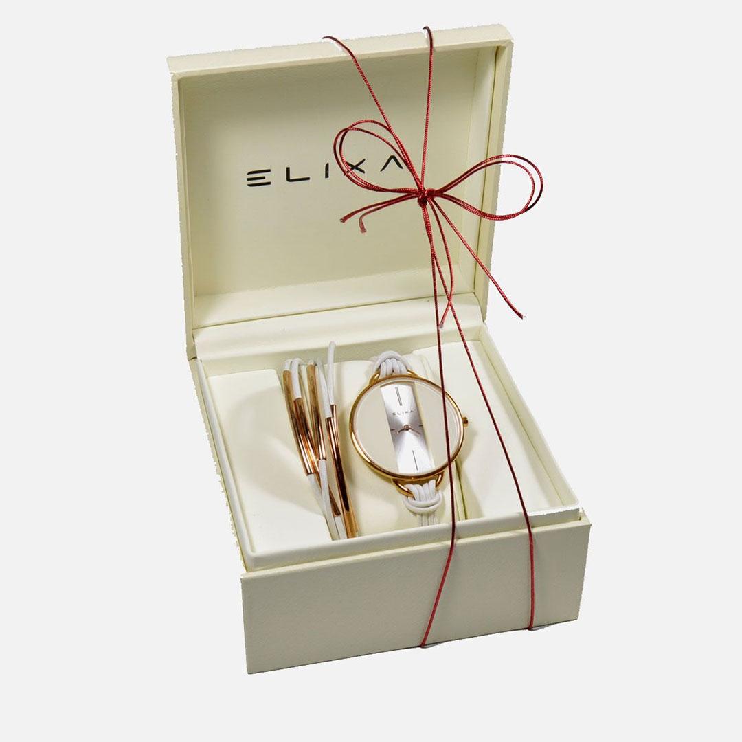 Cjto. Regalo reloj mujer + pulsera elixa e096-l373-k1