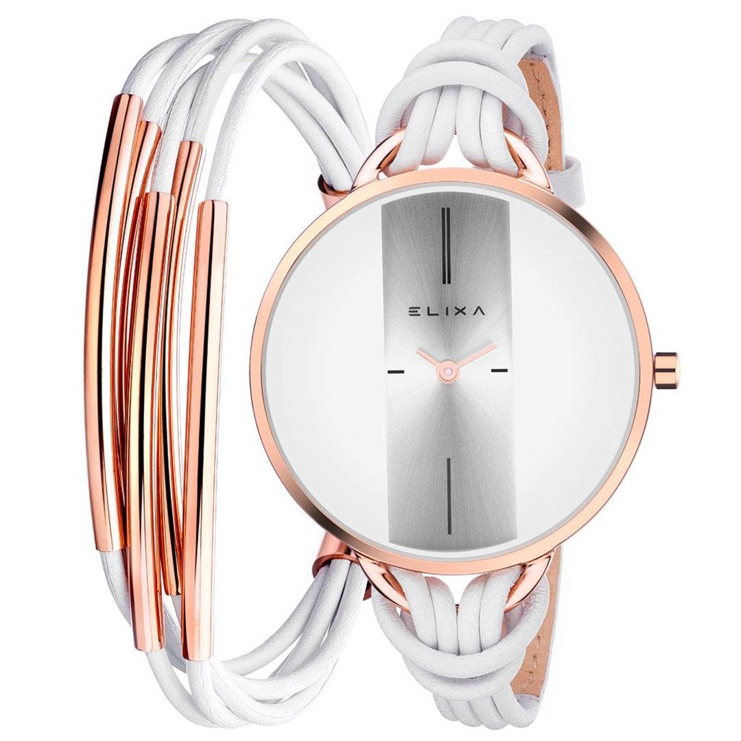 CJTO. REGALO RELOJ MUJER   PULSERA ELIXA E096-L373-K1