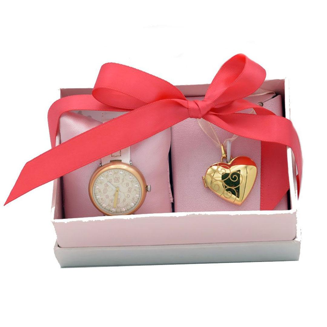 Conjunto reloj infantil + colgante flik flak fnb001