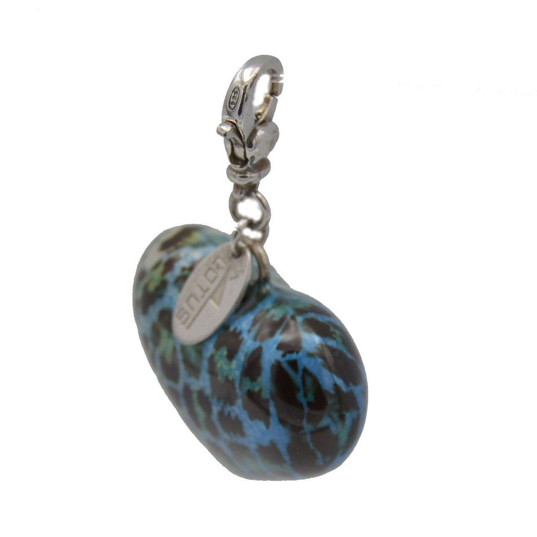 COLGANTE MUJER PLATA ESMALTADO LOTUS LP1002-2/4