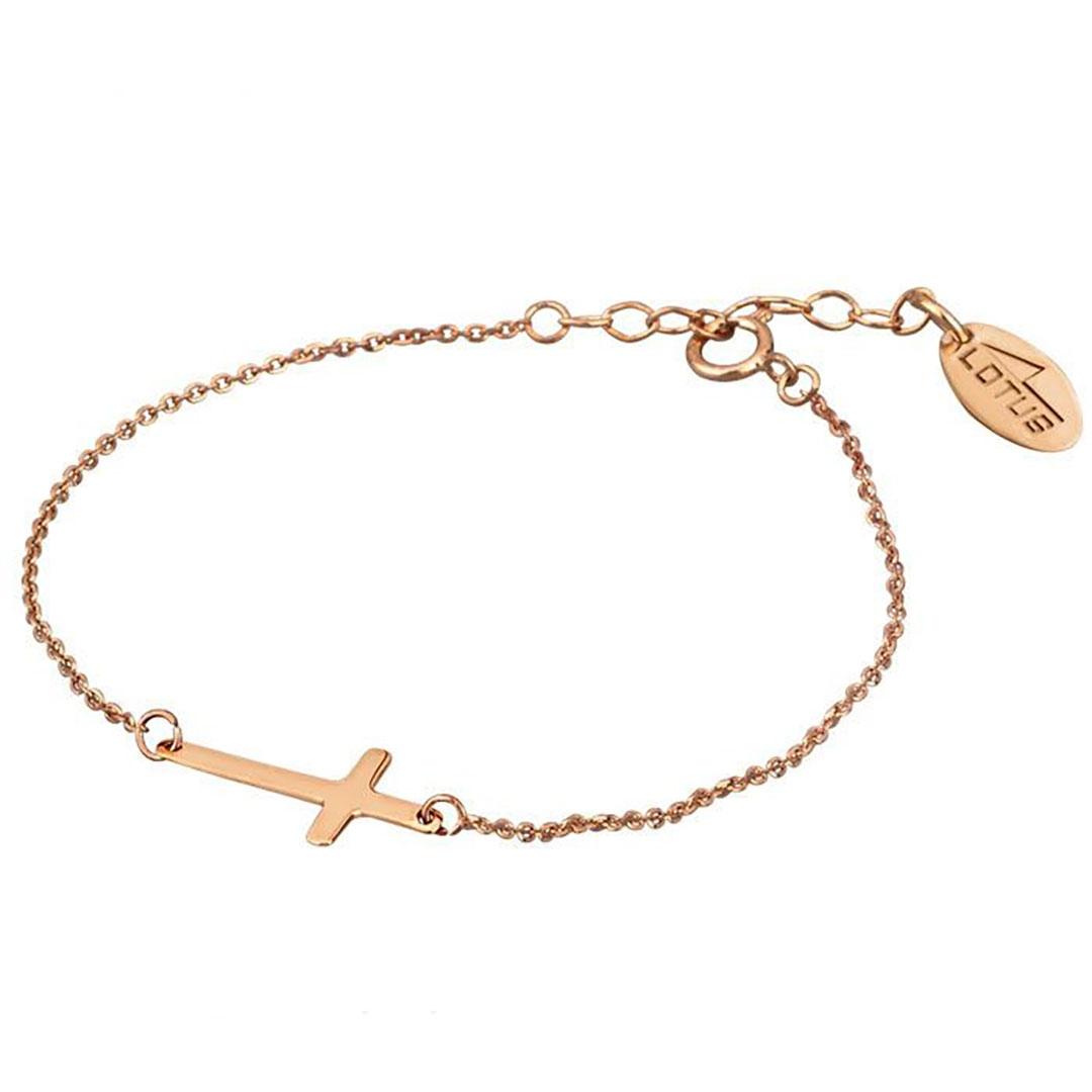 PULSERA MUJER PLATA DORADO ROSE LOTUS LP1223-2/3