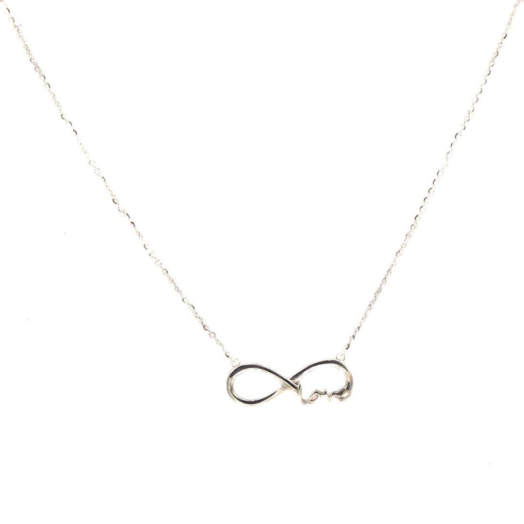 COLLAR MUJER LOTUS ACERO INFINITO LP1297-1/1