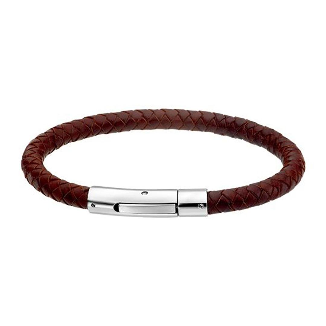PULSERA HOMBRE LOTUS ACERO Y CUERO LS1119-2/2