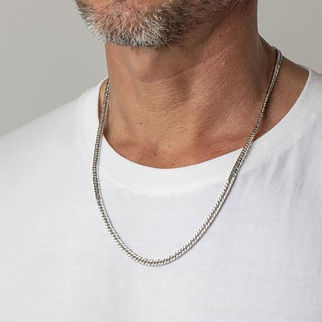 COLLAR HOMBRE ACERO LOTUS LS1682-1/1
