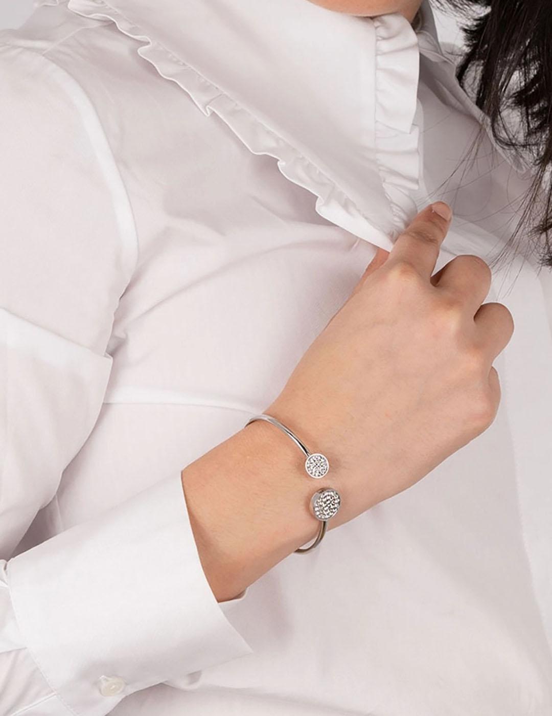 PULSERA MUJER LOTUS ACERO Y CIRCONITAS LS1820-2/1