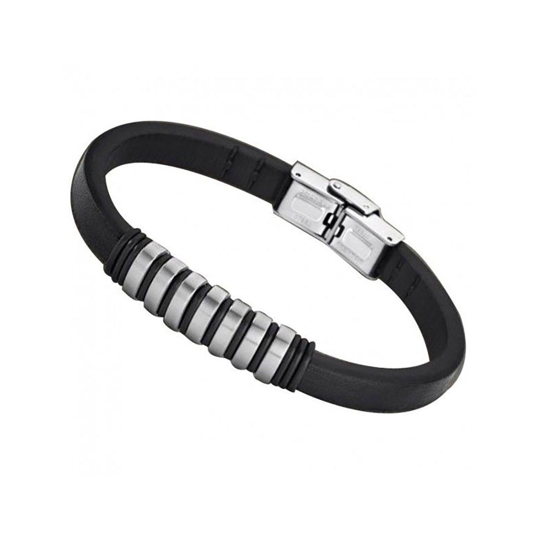 PULSERA HOMBRE LOTUS ACERO / CUERO LS1837-2/1