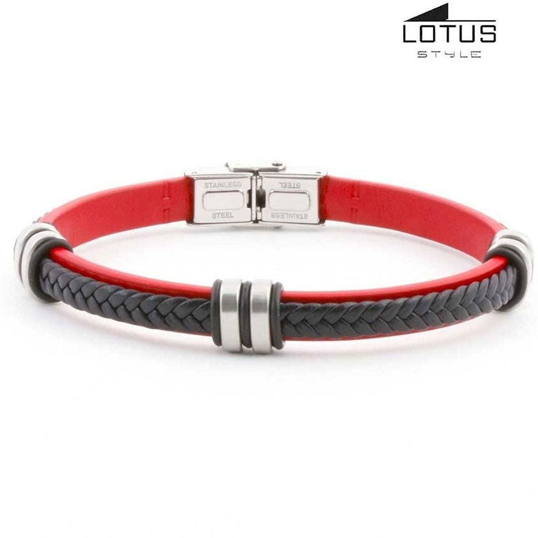 PULSERA HOMBRE LOTUS ACERO / PIEL LS1829-2/3