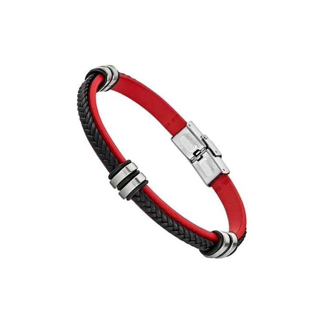 PULSERA HOMBRE LOTUS ACERO / PIEL LS1829-2/3