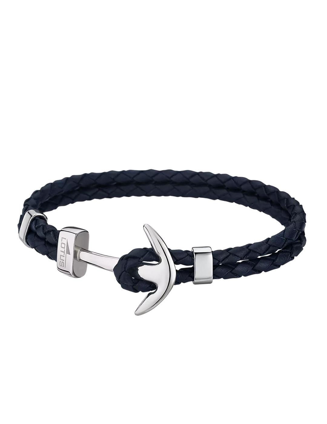 PULSERA HOMBRE LOTUS ACERO Y CUERO LS1832-2/4