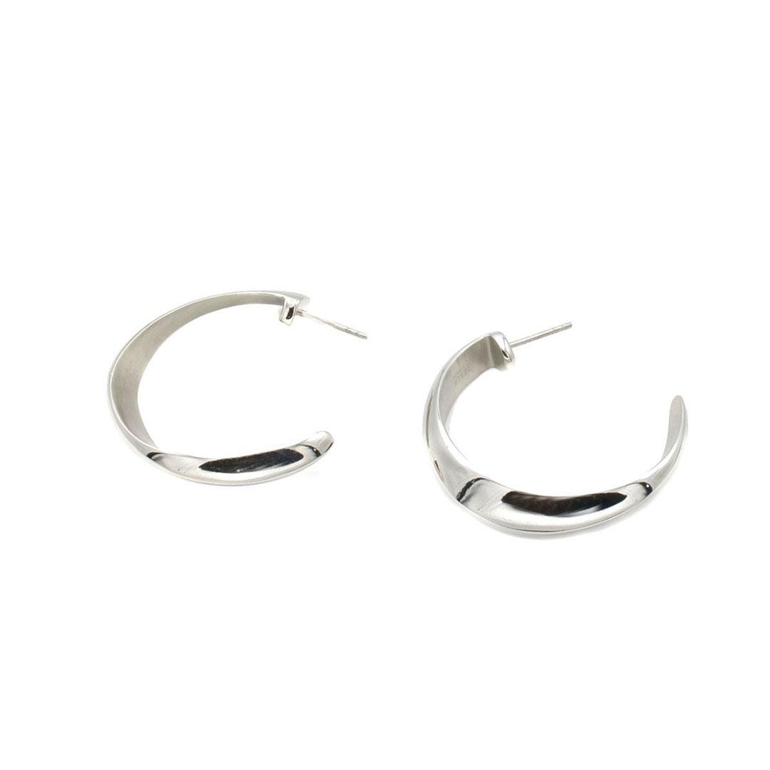 Pendientes mujer acero semiaro fossil 84191040