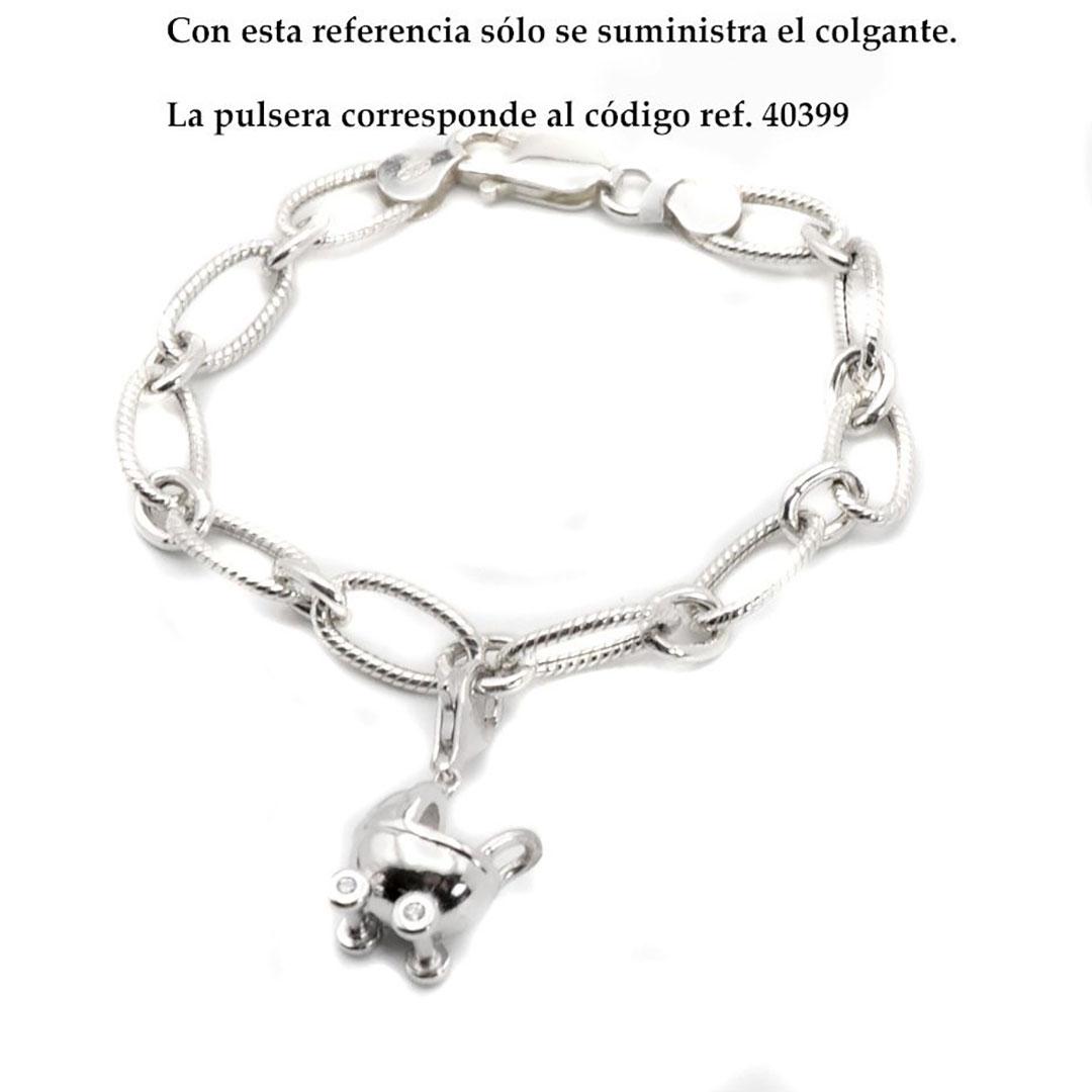'COLGANTE CHARM PLATA ''COCHECITO BEBE'' ESZZ90691'