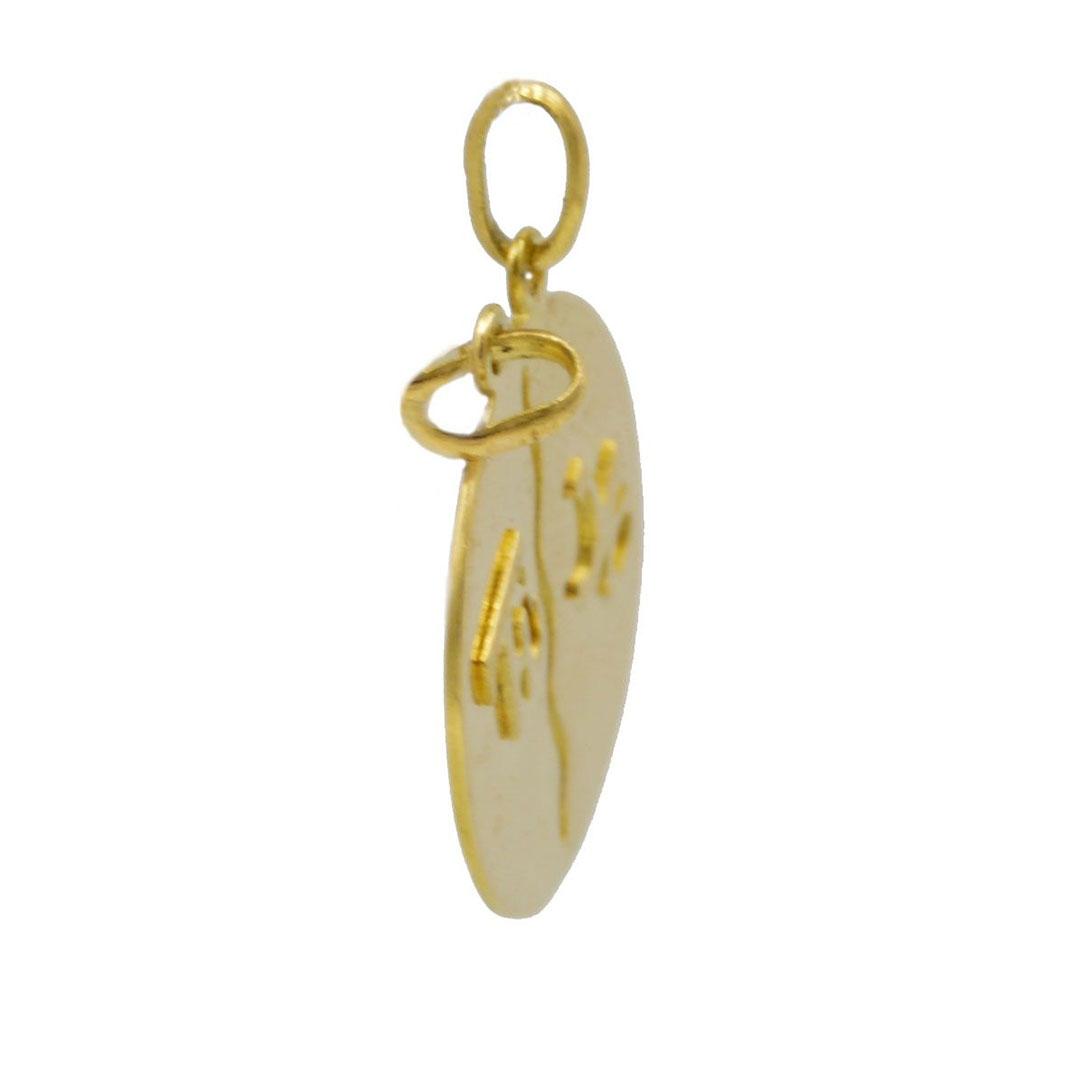 COLGANTE PAREJA ORO 18K DOBLE 30591/3