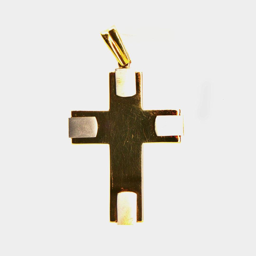 COLGANTE CRUZ ORO 18K 11232