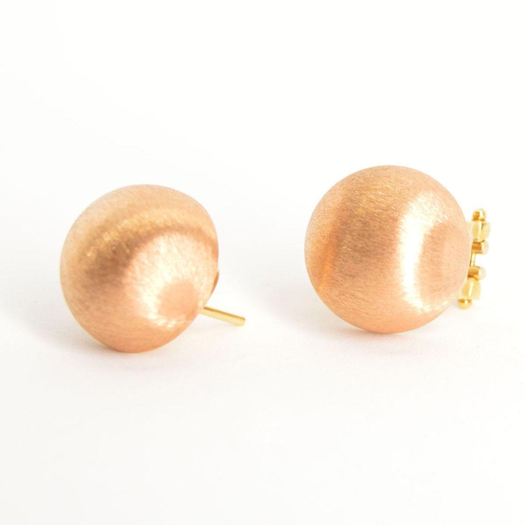 PENDIENTES MUJER ORO 18K ROSADO 121/3