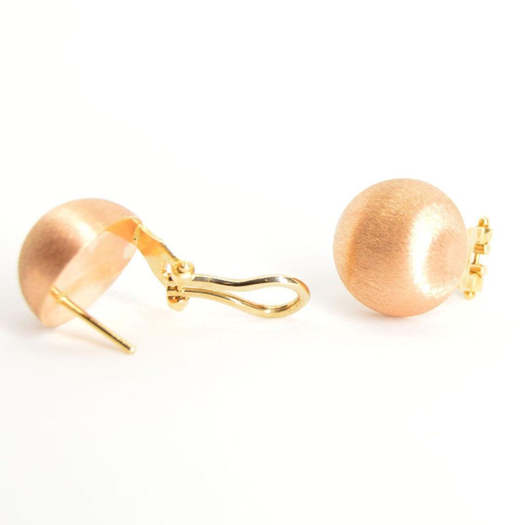PENDIENTES MUJER ORO 18K ROSADO 121/3