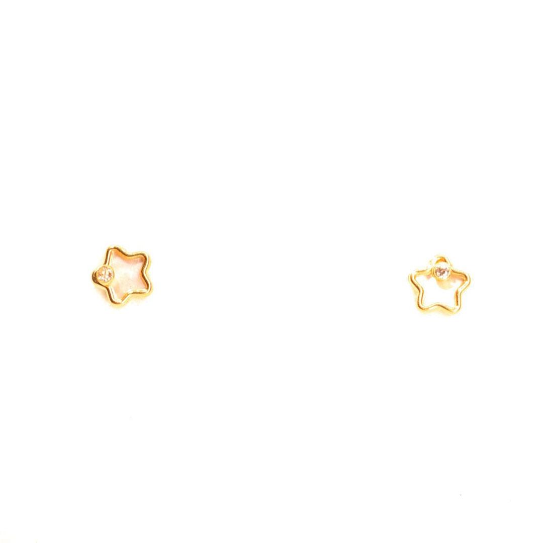 PENDIENTES ORO 18K NIÑA ESTRELLITA 136321