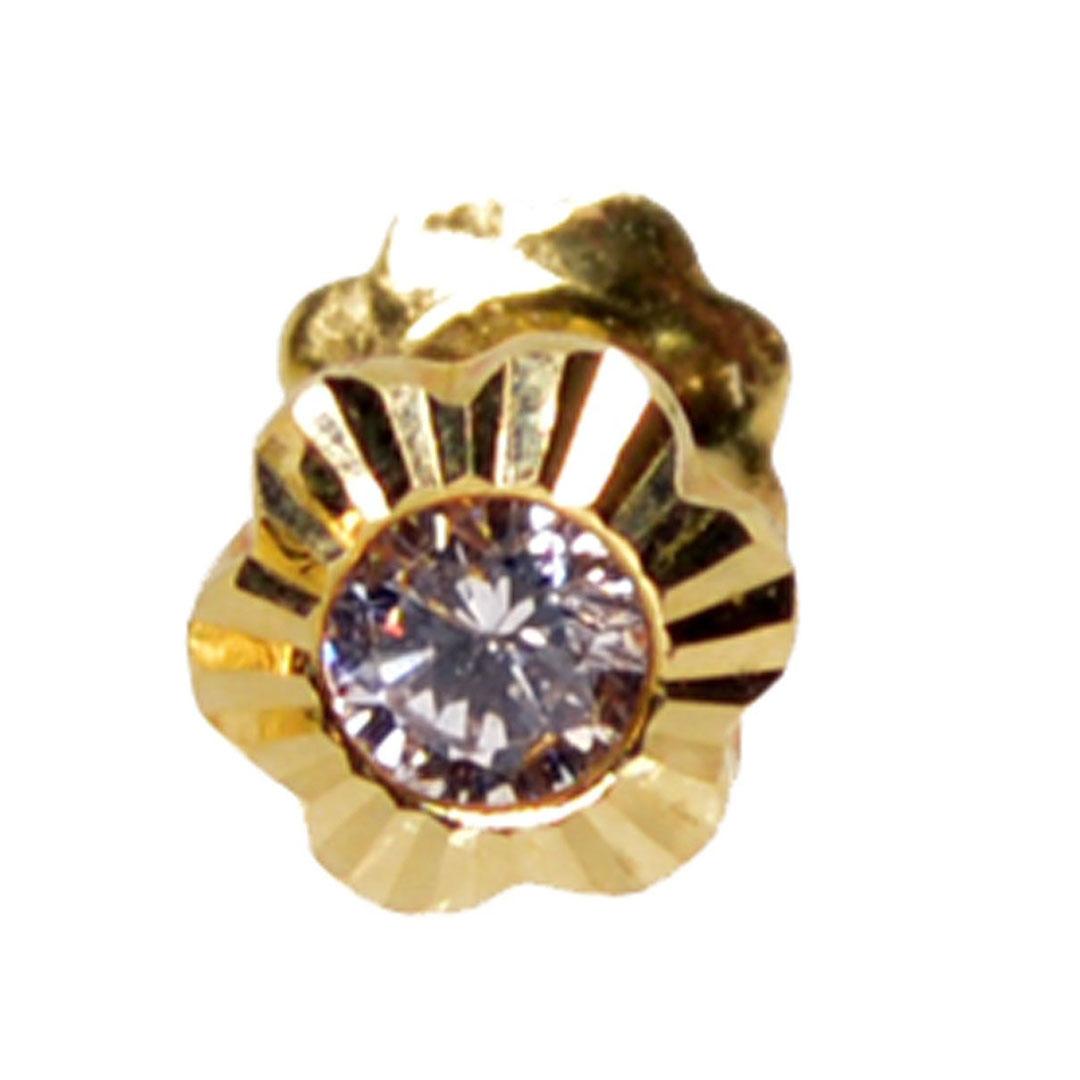 PENDIENTES BEBE ORO 18K CON CIRCONITA 1549T