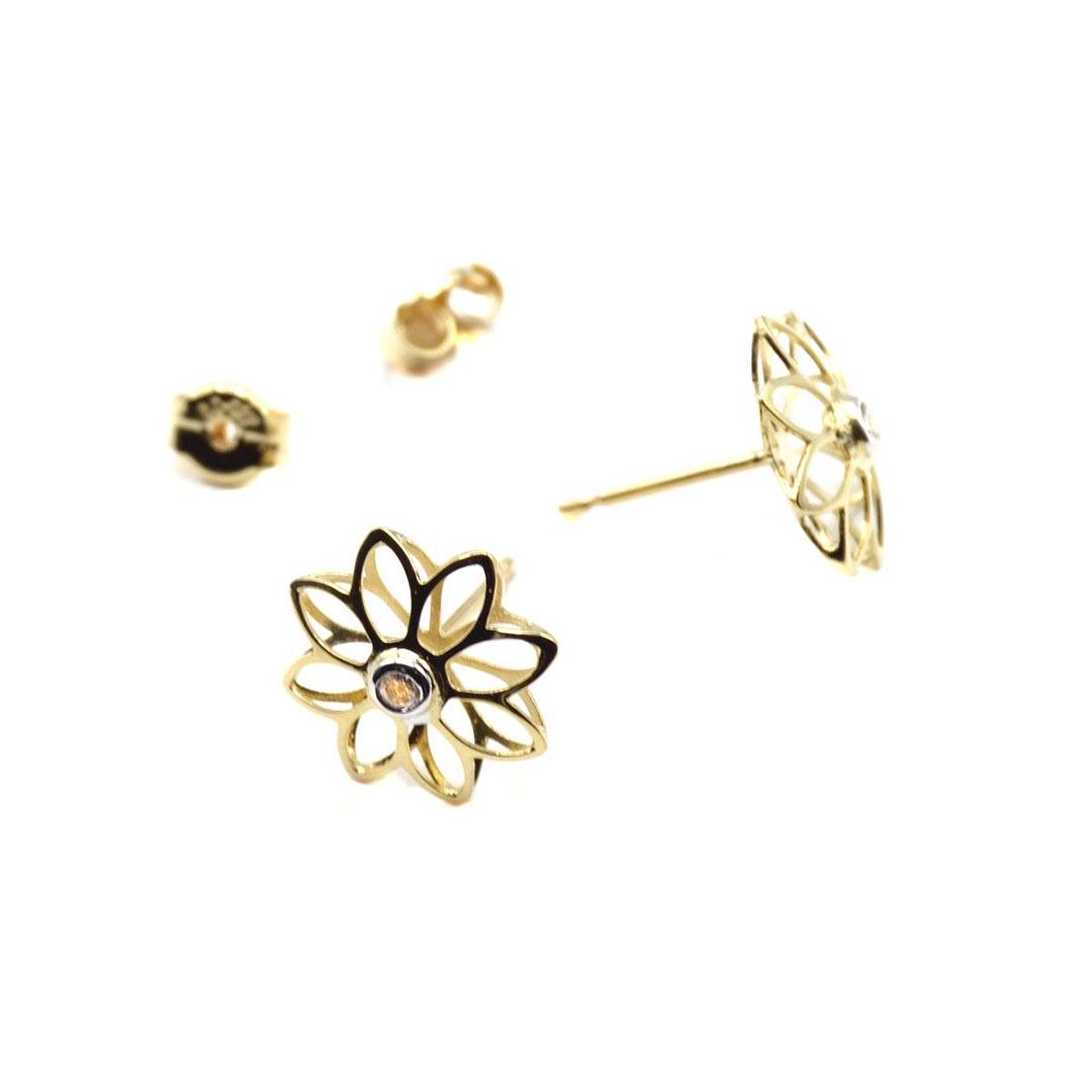 PENDIENTES MUJER ORO 18K Y CIRCONITA 213672