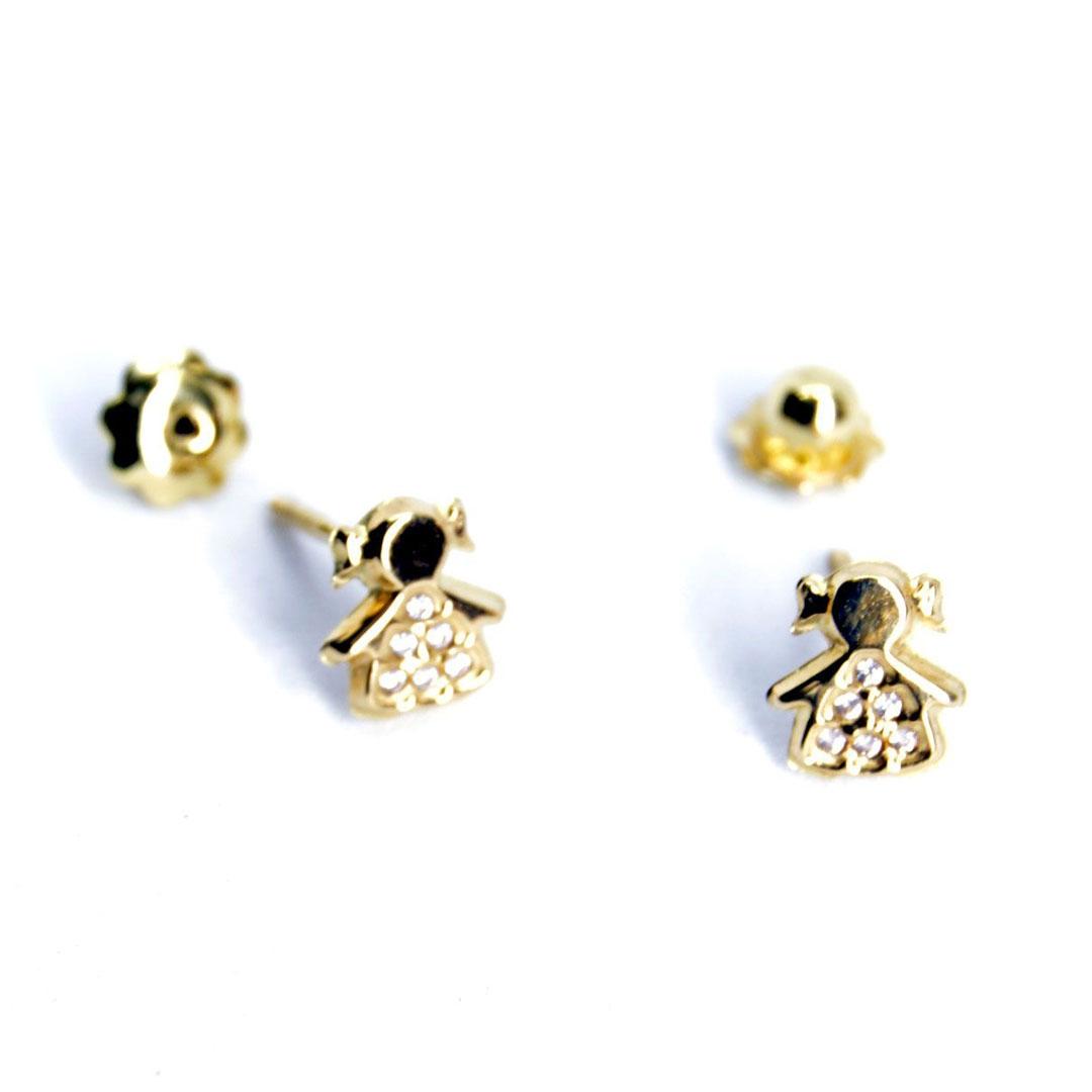 PENDIENTE ORO 18K NIÑA 2936