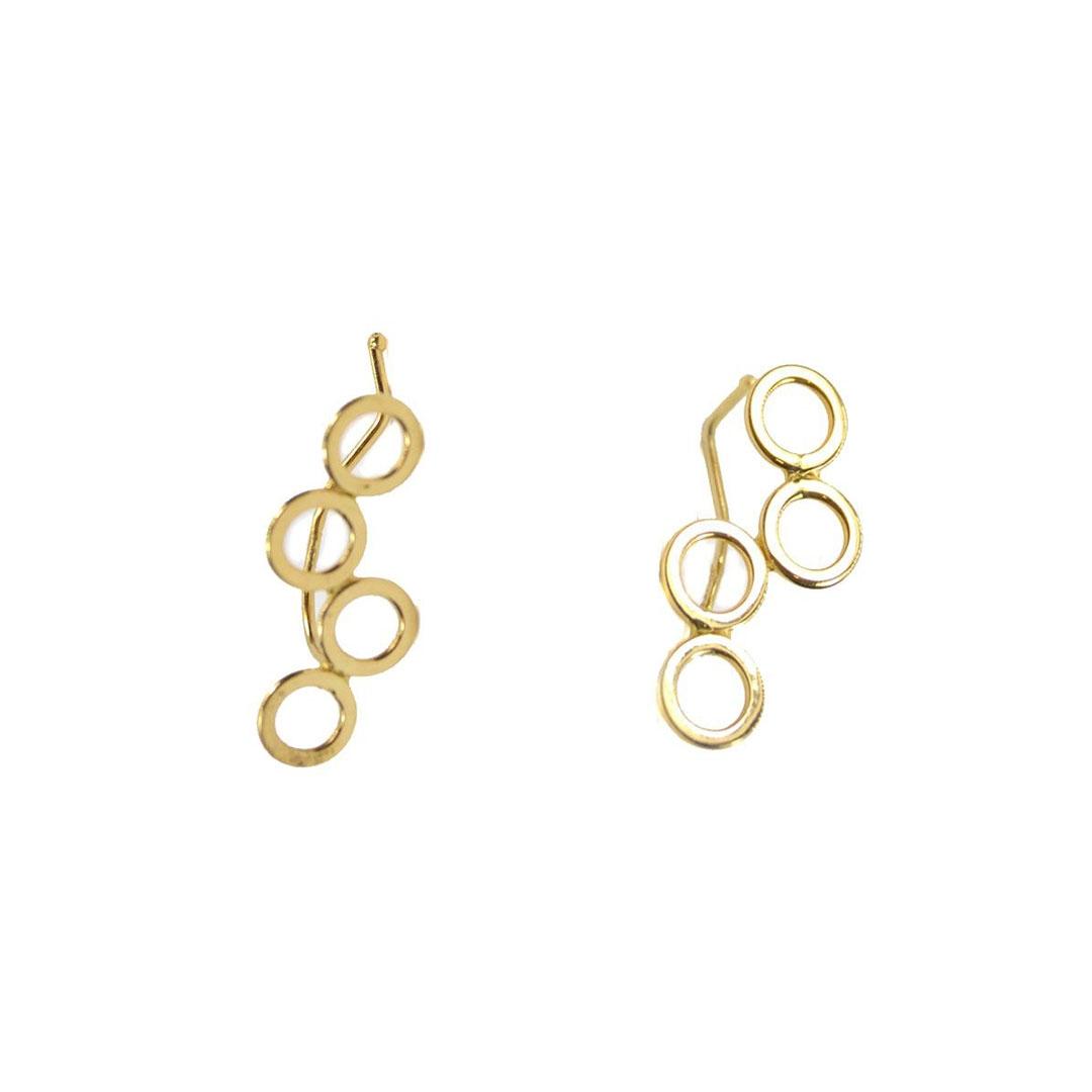 PENDIENTES MUJER ORO 18K TREPADOR 459871