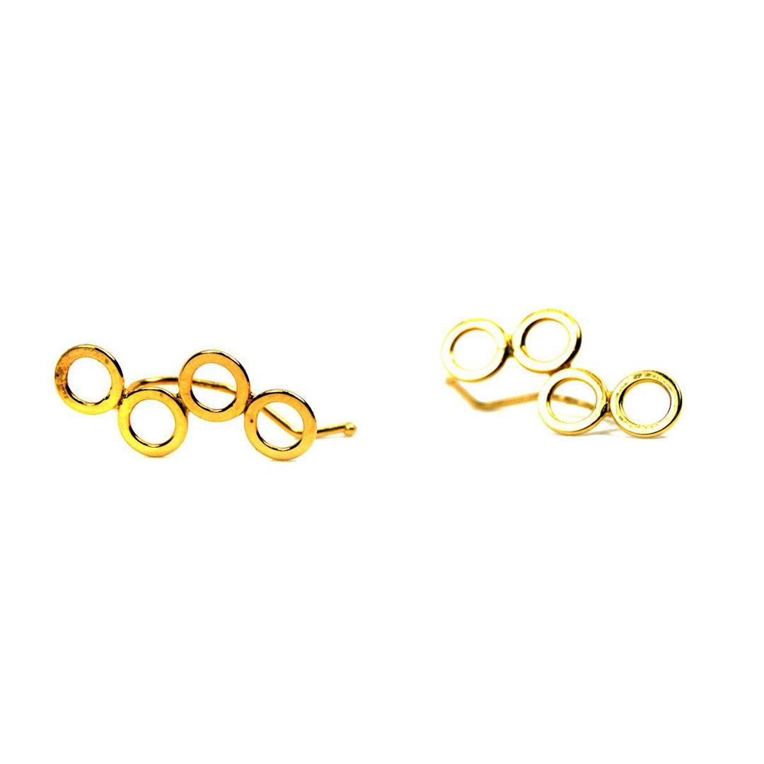 PENDIENTES MUJER ORO 18K TREPADOR 459871