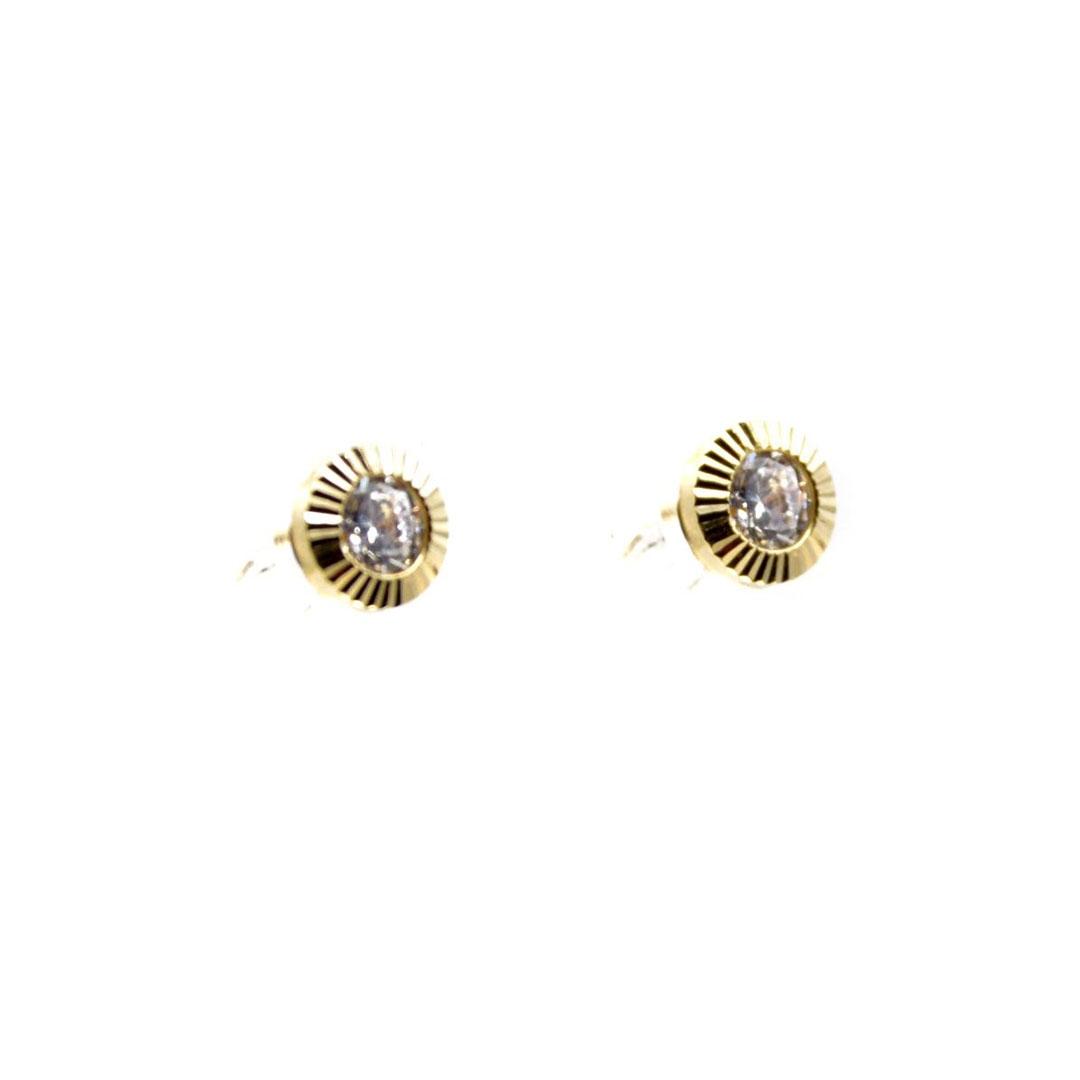 PENDIENTES MUJER ORO 18K CON CIRCONITA 5117