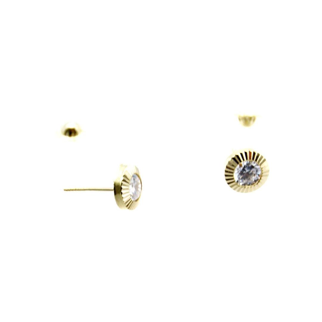 PENDIENTES MUJER ORO 18K CON CIRCONITA 5117