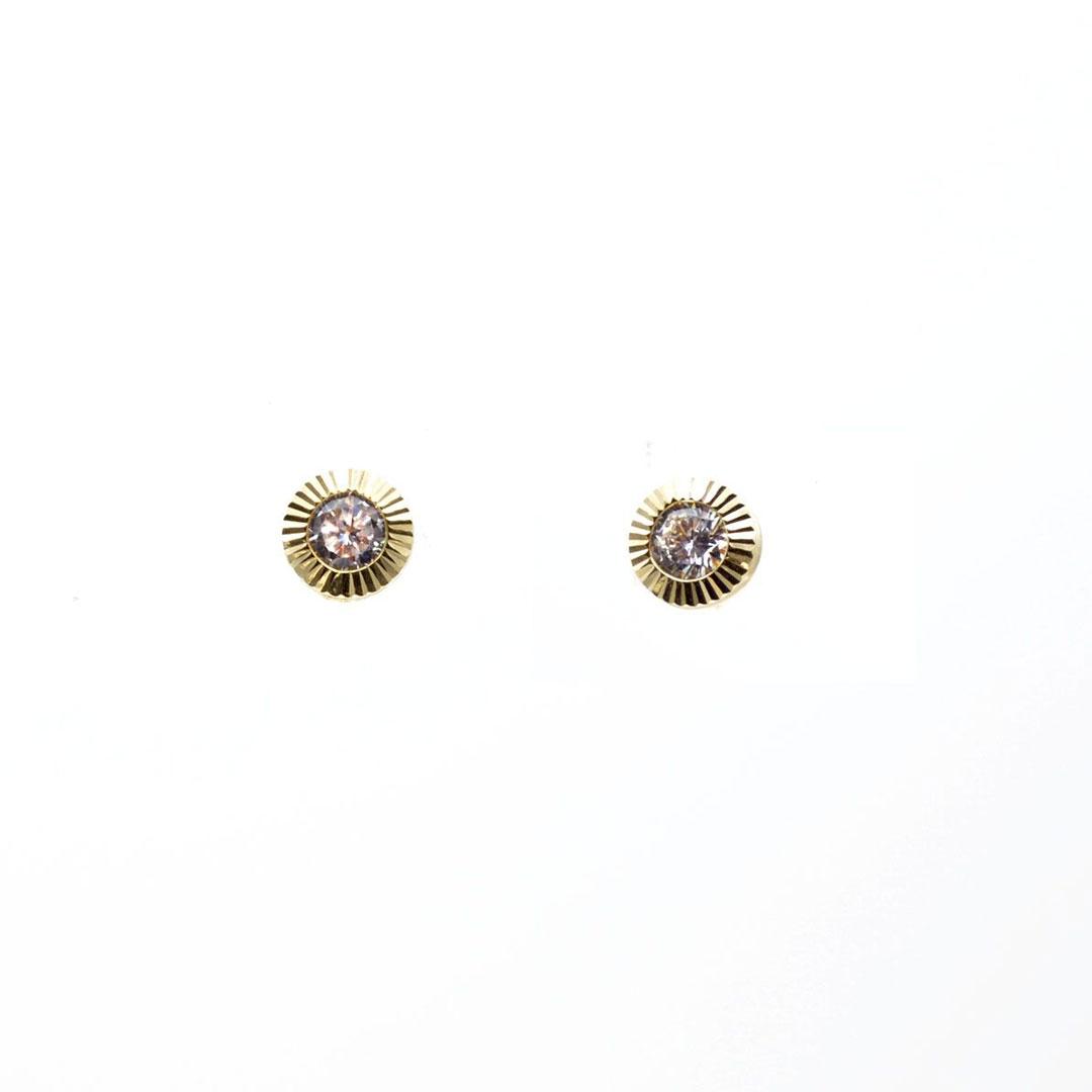 PENDIENTES MUJER ORO 18K CON CIRCONITA 5117