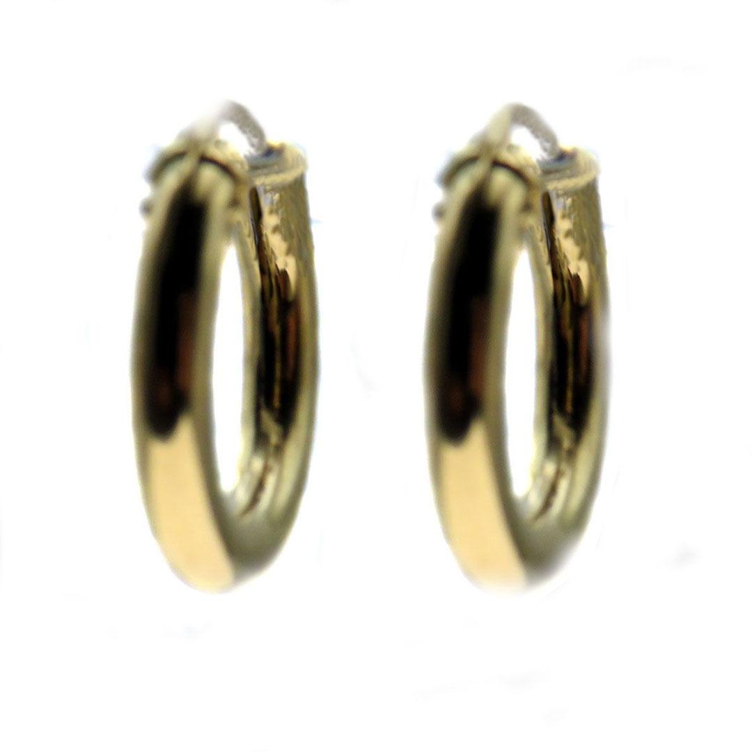PENDIENTES ARO UNISEX ORO 18K 6601