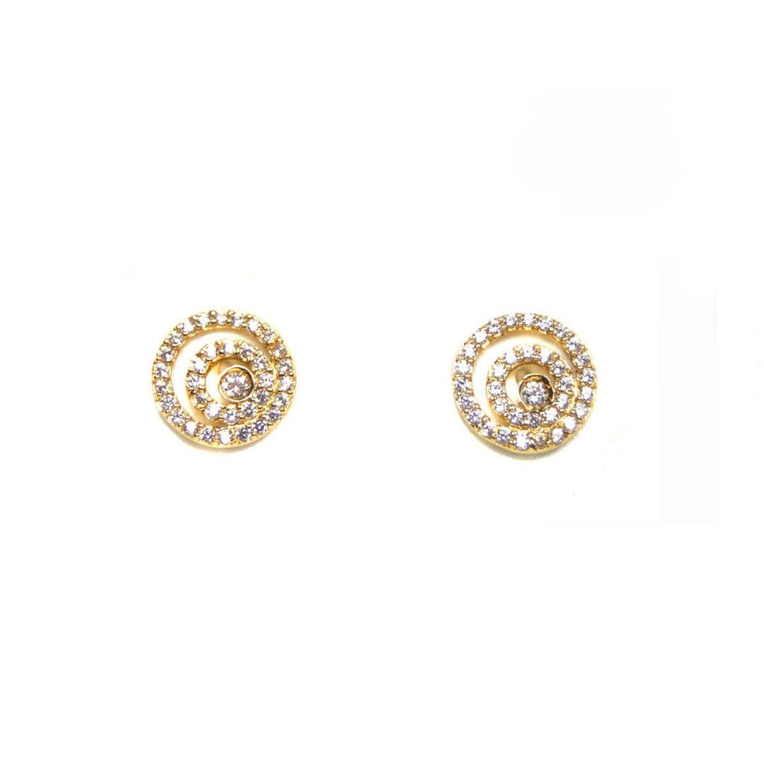PENDIENTES MUJER ORO 18K CON CIRCONITA 6761A