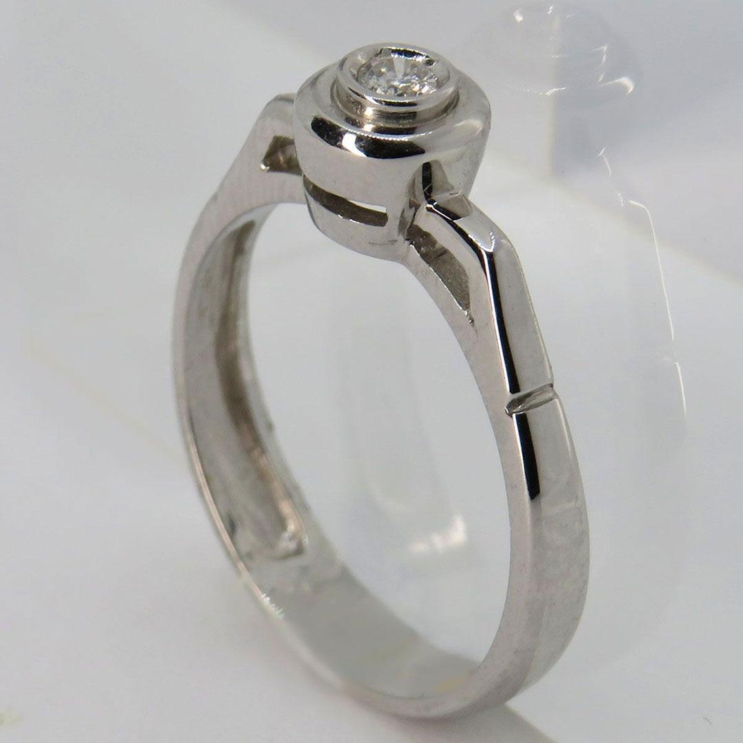 SORTIJA MUJER ORO BLANCO 18K 204-137-1288BT