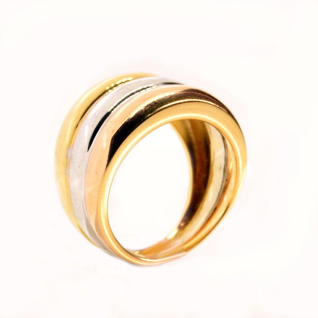 SORTIJA MUJER ORO 18K TRICOLOR 169/10
