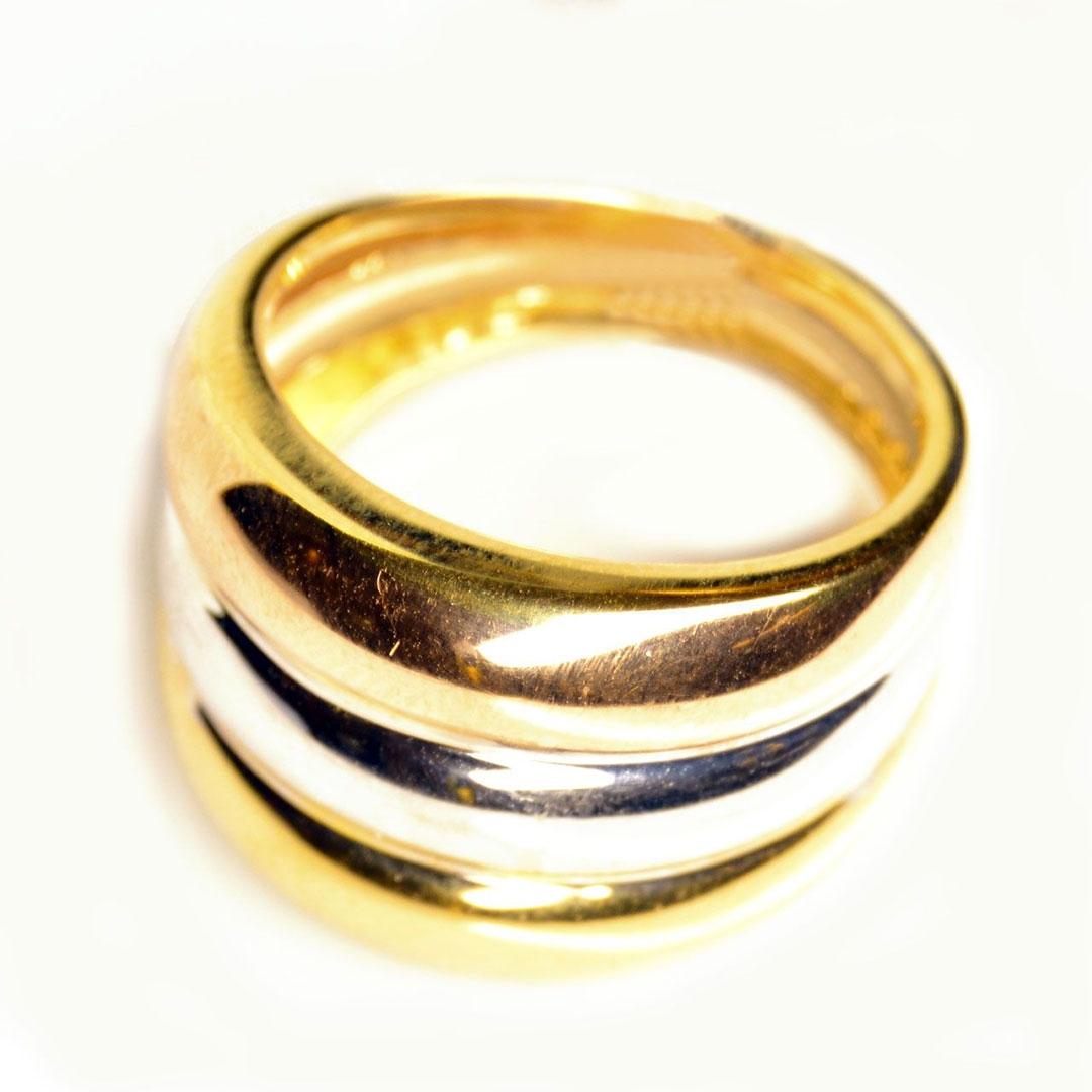 SORTIJA MUJER ORO 18K TRICOLOR 169/10