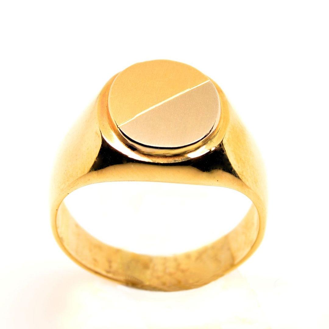 SELLO HOMBRE ORO 18 K BICOLOR 1699C