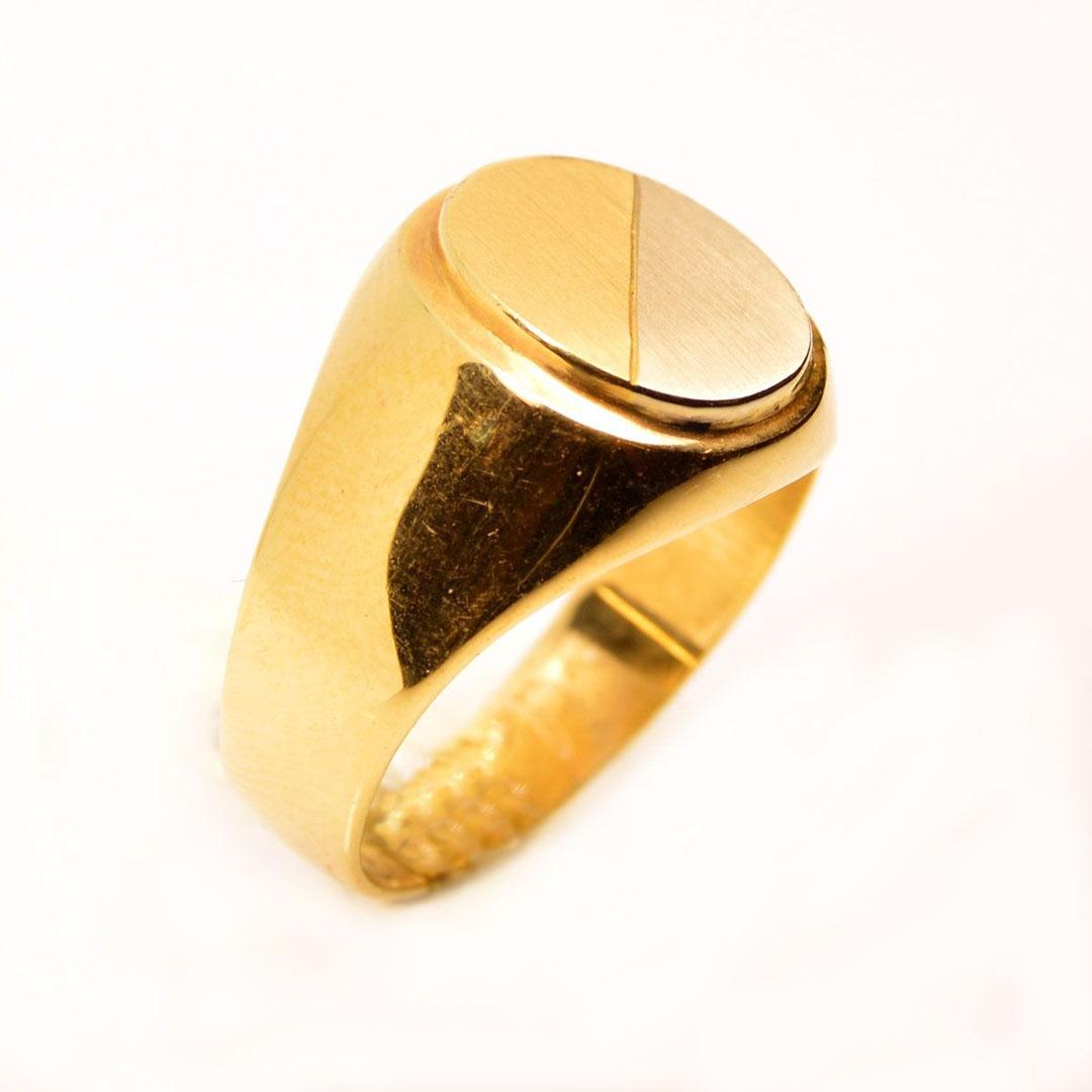 SELLO HOMBRE ORO 18 K BICOLOR 1699C