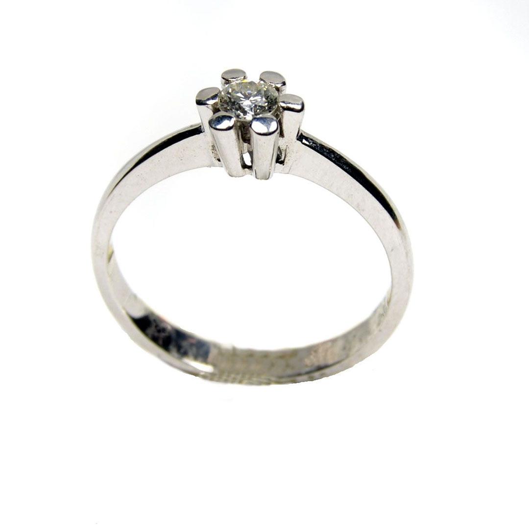 SORTIJA MUJER ORO BLANCO 18K CON DIAMANTE 3190BT