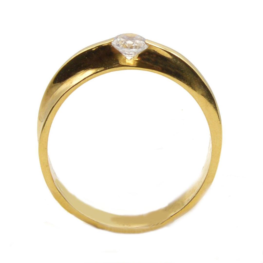 SORTIJA MUJER ORO 18K CON CIRCONITA 37F