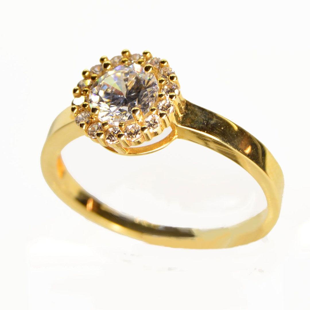 SORTIJA MUJER ORO 18K CON CIRCONITA 41939A