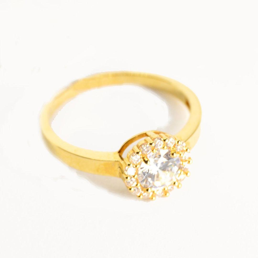 SORTIJA MUJER ORO 18K CON CIRCONITA 41939A