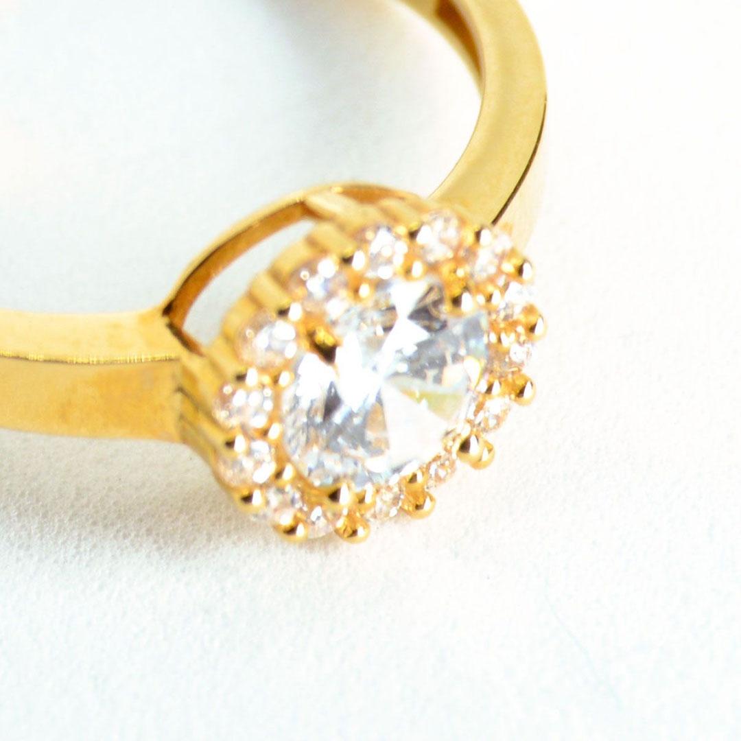 SORTIJA MUJER ORO 18K CON CIRCONITA 41939A