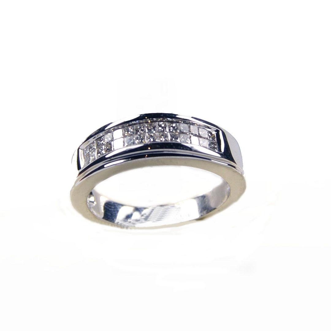 SORTIJA MUJER ORO BLANCO 18 K CON DIAMANTE 50093BT