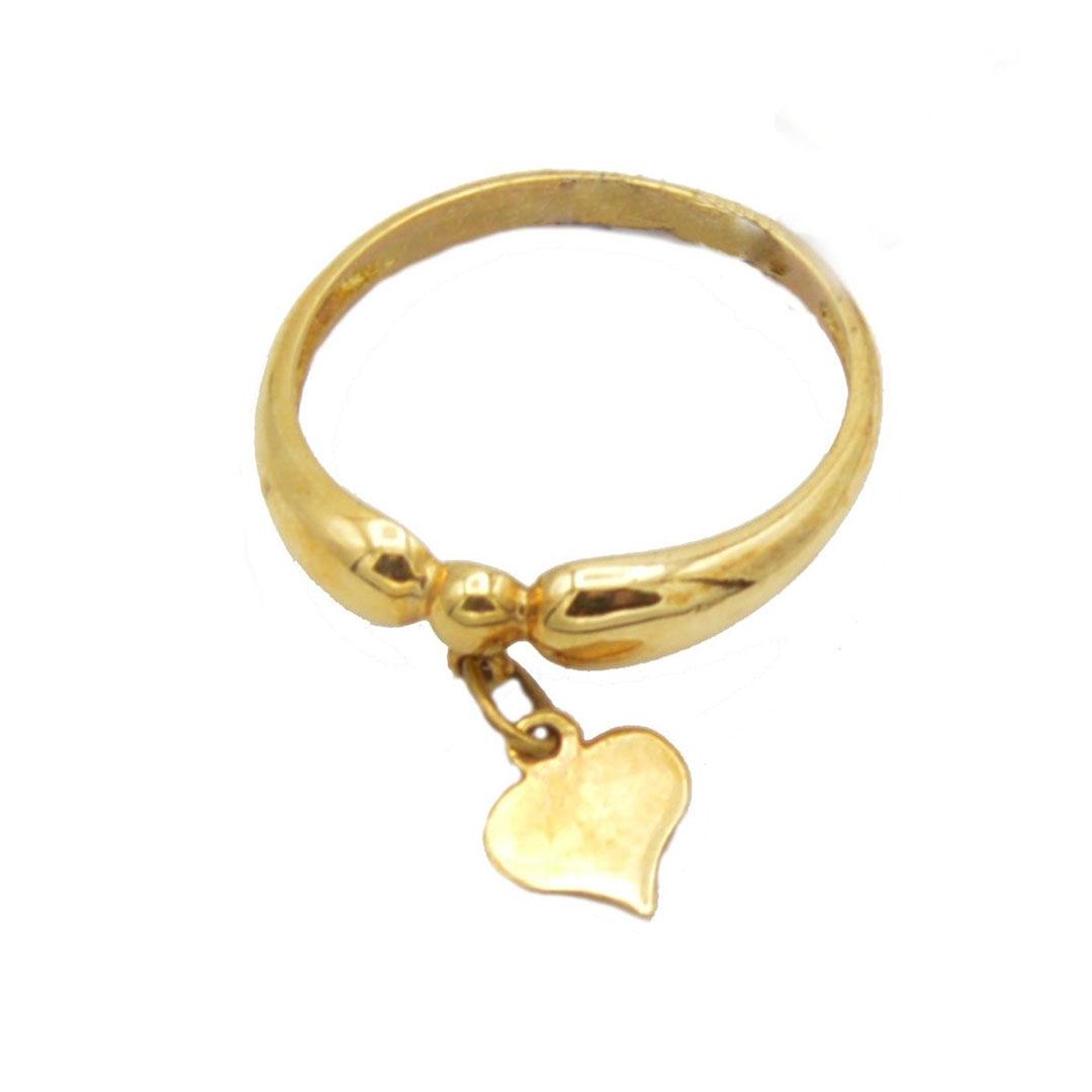 SORTIJA MUJER ORO 18K CON CHARM CORAZÓN 50699C