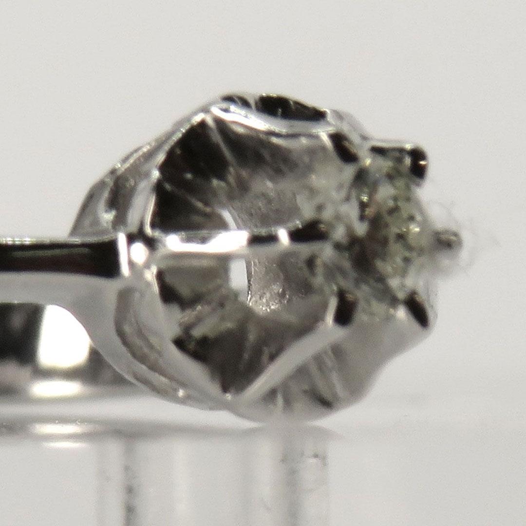 SOLITARIO MUJER ORO BLANCO CON DIAMANTE 204-880-60381BT