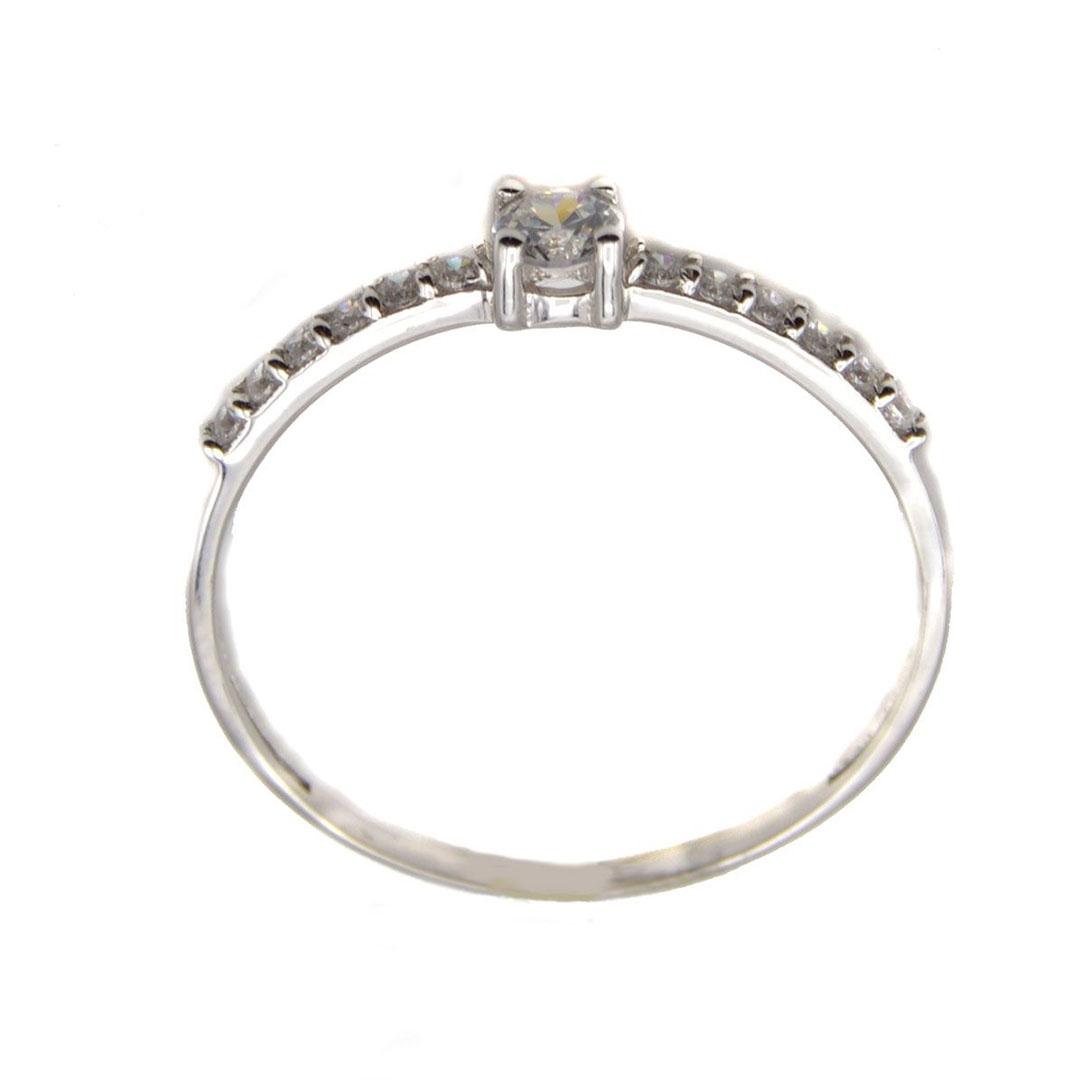 SORTIJA MUJER ORO BLANCO 18K CON CIRCONITA 6516C