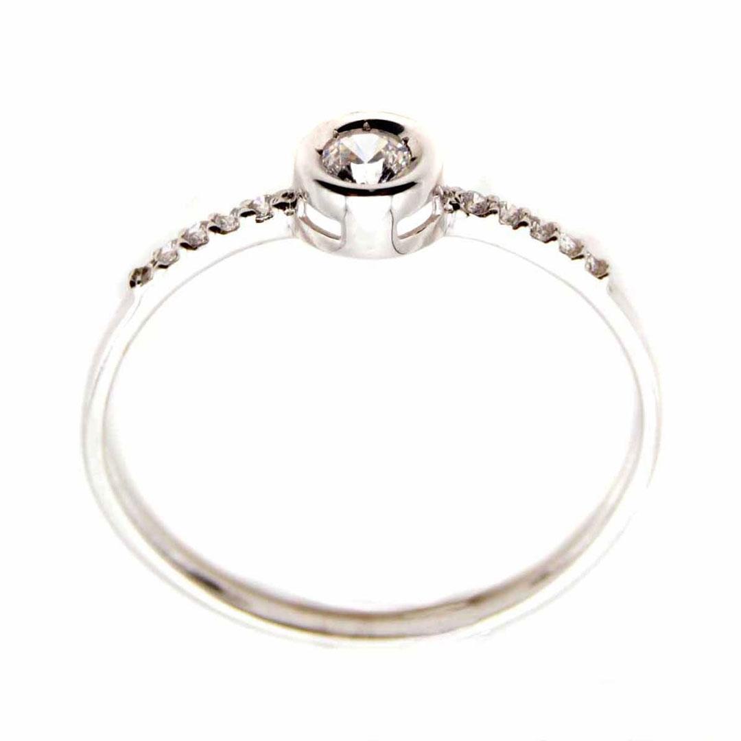 SORTIJA MUJER ORO BLANCO 18K CON CIRCONITA 7286