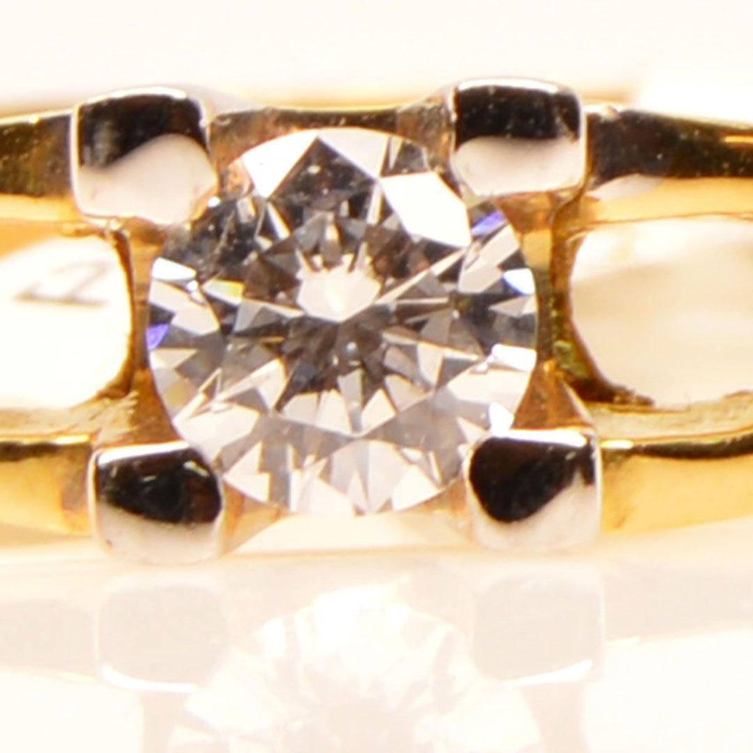 SOLITARIO HOMBRE 18 K CON CIRCONITA CENTRAL 7648